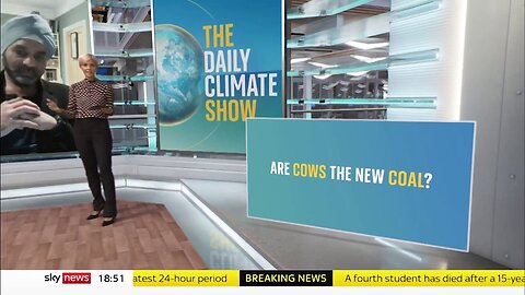 Sky News: "Is It Time We All Went Vegan To Help Address Climate Change?"