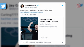 Twitter Shocked That Russian Olympic Curler Failed A Drug Test