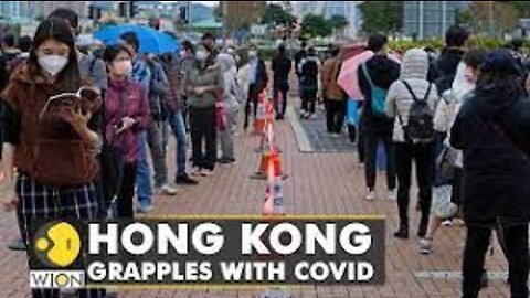 Hong Kong's daily covid-19 cases multiply 13 times in last two weeks | Latest English News | WION