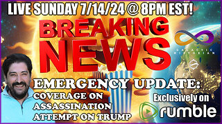 BREAKING NEWS/Emergency Update: MORE coverage on Trump assassination attempt with Andrew Bartzis!