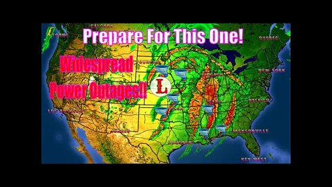 Extremely Large Storm Bringing Multiple Tornadoes, Hail & Damaging Winds