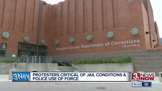 Protesters critical of jail conditions & police use of force