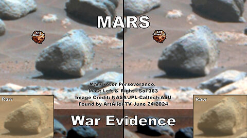 MARS War Evidence. Fallen Warriors. ArtAlienTV