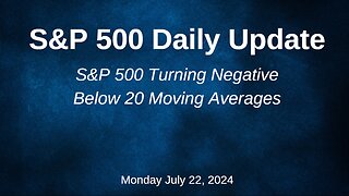 S&P 500 Daily Market Update for Monday July 22, 2024