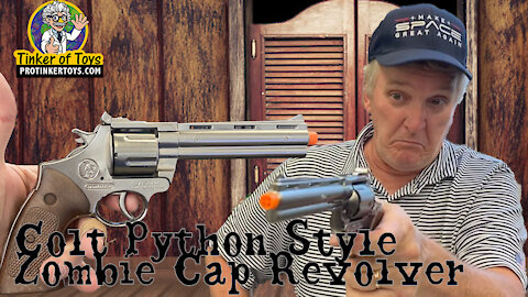 Colt Python Style Zombie Cap Revolver | W123 | 0123 | Gonher