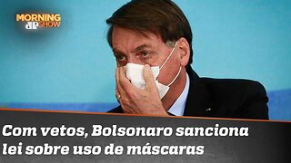 Os vetos de Jair Bolsonaro em lei sobre o uso de máscara agitou nossa manhã