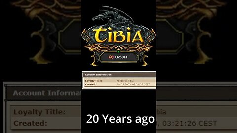 The game that changed my life #tibia