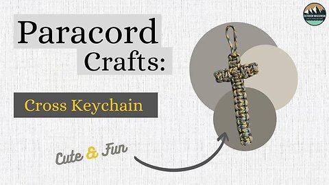 Simple Paracord Crafts: Cross Keychain