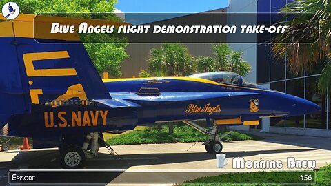 Blue Angels flight demonstration take-off