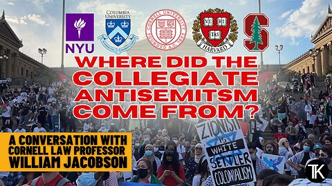 Colleges are LOUSY with Antisemitism. Where did it come from?