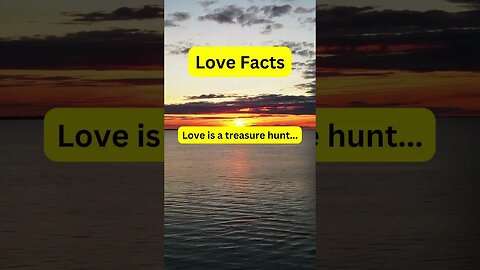 Love Fact! love is a treasure hunt... #subscribe #psychologyfacts #shorts