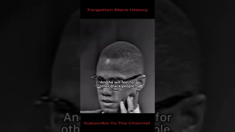 Malcolm X - Speaks On Black People Sticking Together | Forgotten Black History