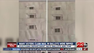 Many voters claim mail-in ballots were ripped
