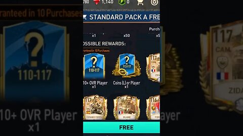 Open Standard Pack A Free | In fifa mobile #shorts #fifamobile
