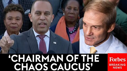 BREAKING NEWS: Hakeem Jeffries, House Democrats React To Jim Jordan Getting GOP Speaker Nomination