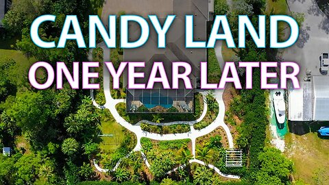 CANDY LAND Follow Up (One Year Later + Thriving) Elaborate Food Forest Project in Naples, FL