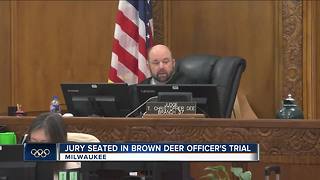 Officer accused of shooting unarmed suspect's trial is under way