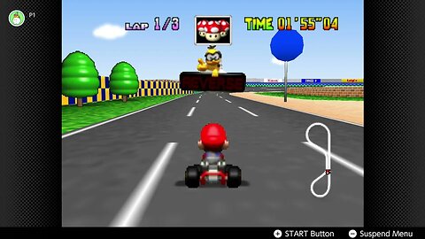 Mario Kart 64 sprite animation bug on Nintendo Switch Online - Lakitu animation