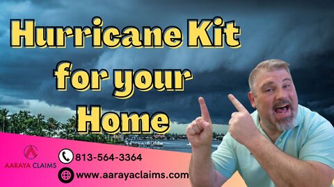 Hurricane Kit for your Home