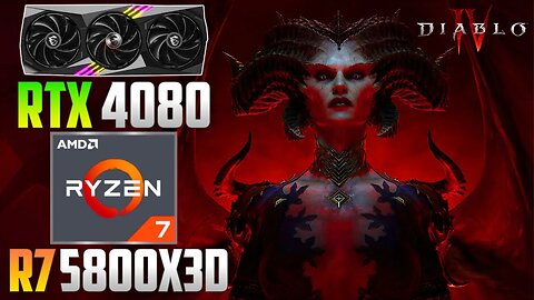 Diablo 4 : RTX 4080 + R7 5800X3D | 4K - 1440p - 1080p | High | DLSS & FG