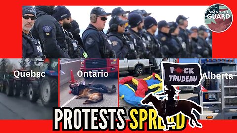 Trudeau Carbon Tax Protests Spread Across Canada | Stand on Guard CLIP