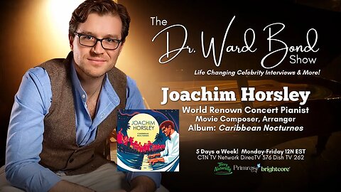 Renown Concert Pianist Joachim Horsley’s Making of Caribbean Nocturnes