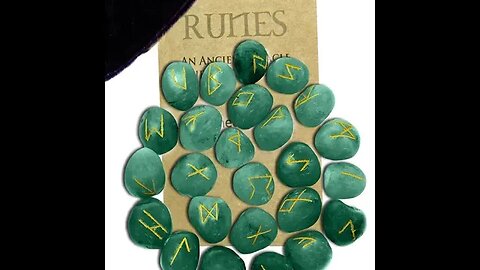 GREEN AVENTURINE GEMSTONE RUNES