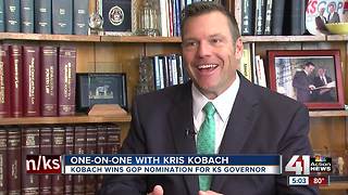 Kobach envisions himself after President Trump