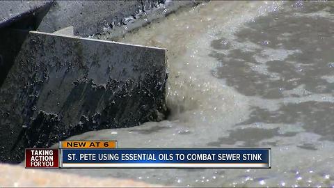 St. Pete using essential oil to combat sewage stink