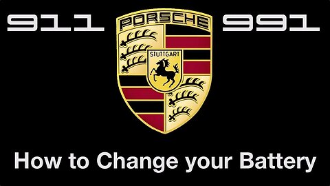 How to Change your Porsche 911 991 Battery... With a Surprising Twist!