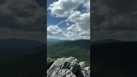 Backpacking trip (Big Pinnacle at Grayson Highlands State Park)