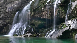 Compilation of Slovenia's stunning waterfalls in 4K