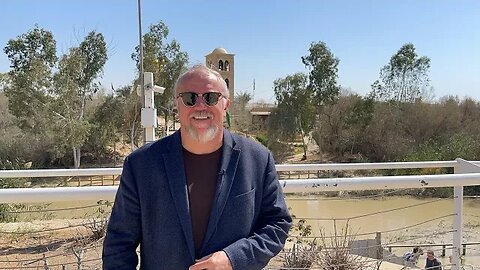 Pastor Paul at the banks of the Jordan