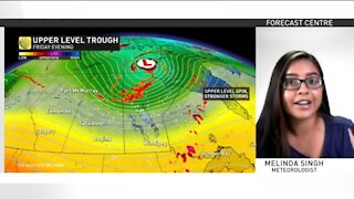 Smoky skies and thunderstorm risk across the Prairies