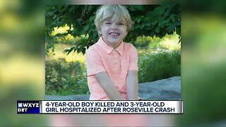 4-year-old boy killed, 3-year-old girl hospitalized after Roseville crash