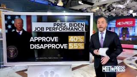 “This is His WORST showing yet in our Poll Since He Became President” - Chuck Todd, Meet the Press