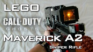 Call Of Duty: Ghosts: LEGO Maverick A2 Sniper Rifle w/ Light-Up Scope