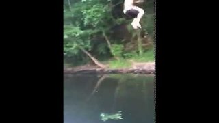 Brutal rope swing fail! || Viral Video UK