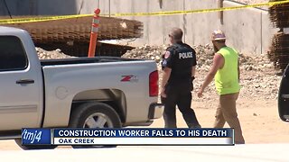 Construction worker falls to his death