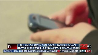 New bill aims to crack down on cell phone use at schools