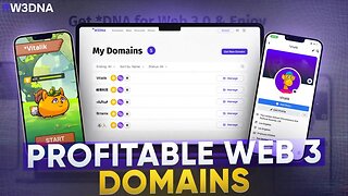 Get These NFT Domains Before It's TOO LATE!! W3DNA IS HERE