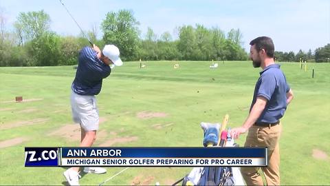 Michigan senior golfer preparing for pro career