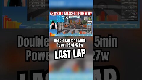 SOLO ZWIFT RACE ATTACK FOR THE WIN!? 🏆 #zwifter #zwift #bikerace #gaming