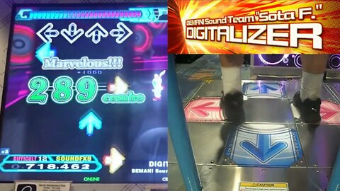 DIGITALIZER - DIFFICULT (12) - AA#492 (Full Combo) on Dance Dance Revolution A20 PLUS (AC, US)