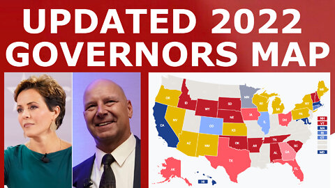 Updated 2022 Governors Map Prediction (September 8, 2022)