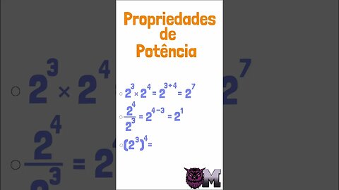 Aprenda a usar as PROPRIEDADES DE POTÊNCIAS!!! |Matletas