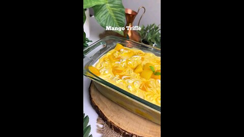 MANGO TRIFLE |#mangodessert #pakistanidessert #easydessert #quickdessert #arabicdessert #mangotrifle