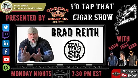 Brad Reith of Zeal Cigars, I'd Tap That Cigar Show Episode 181