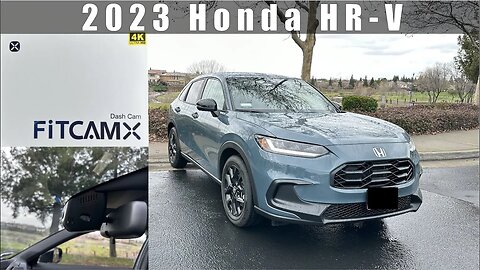 2023 Honda HR-V 4k Dash Cam from FiTCAMX - step by step installation // DIY
