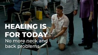 Healing is for today. No more neck and Back problems. #InstantHealing #Healingtoday #Healingpower